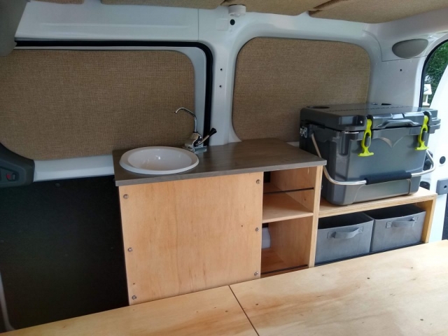 NV200 Camper Conversion - Custom Cabinet 4